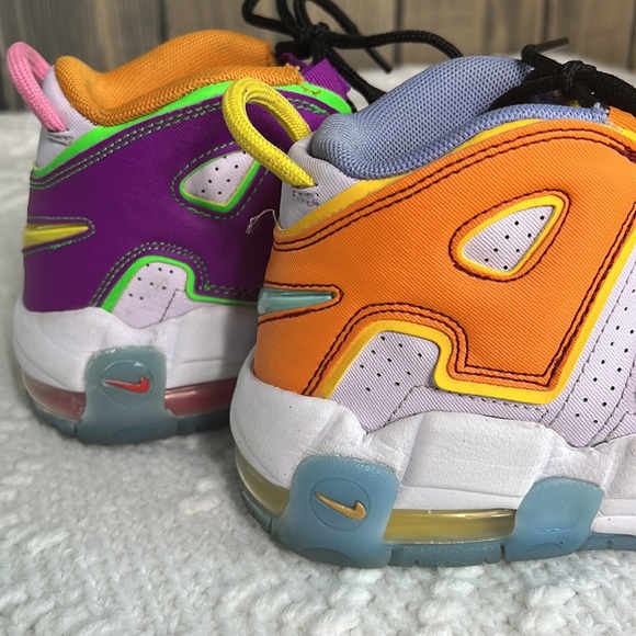 Nike Air. More uptempo multicolored sneakers 4Y - Picture 8 of 15